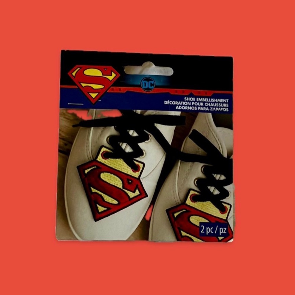 NEW Simplicity Red & Gold Superman Shield Patch